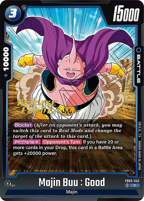 Majin Buu : Good Card Front