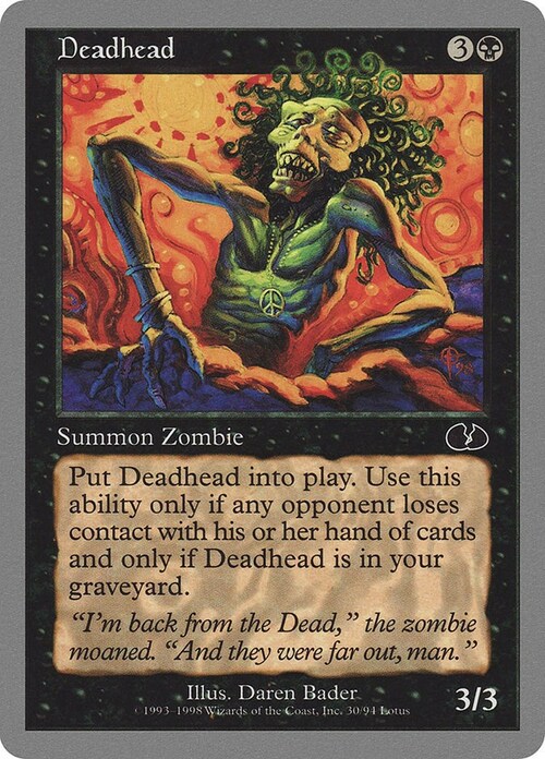 Deadhead Card Front