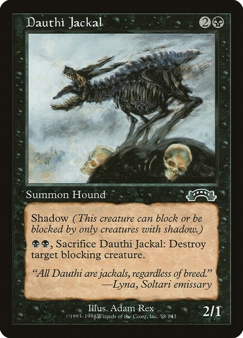 Dauthi Jackal Card Front