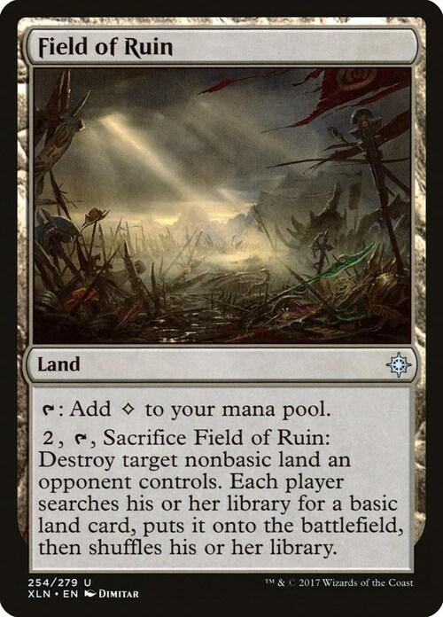 Field of Ruin Card Front