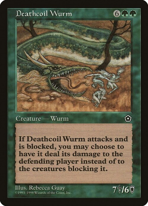 Deathcoil Wurm Card Front