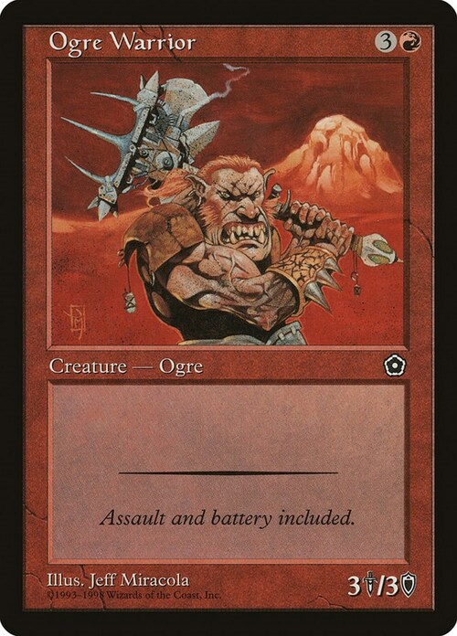 Ogre Warrior Card Front