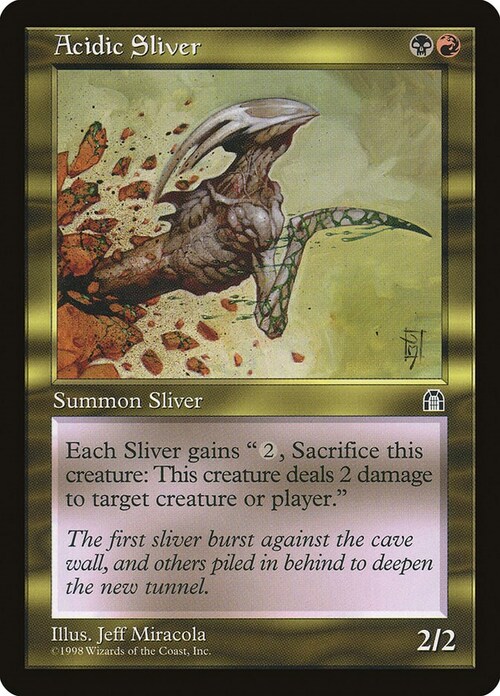 Acidic Sliver Card Front