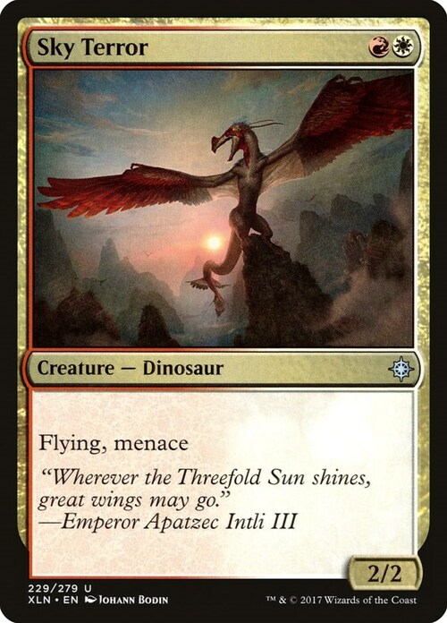 Sky Terror Card Front