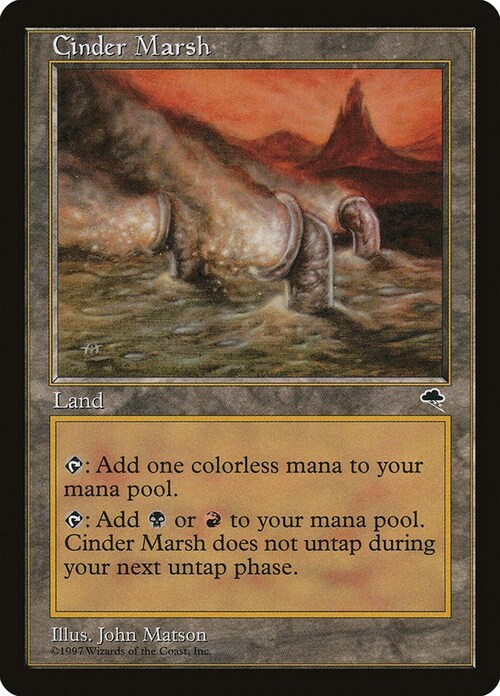 Cinder Marsh Card Front