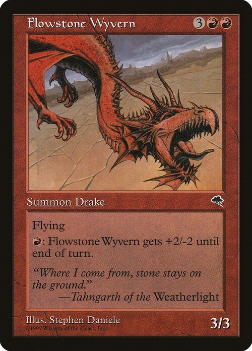 Flowstone Wyvern Card Front