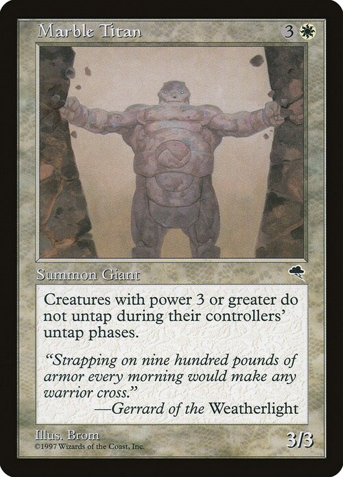 Marble Titan Card Front