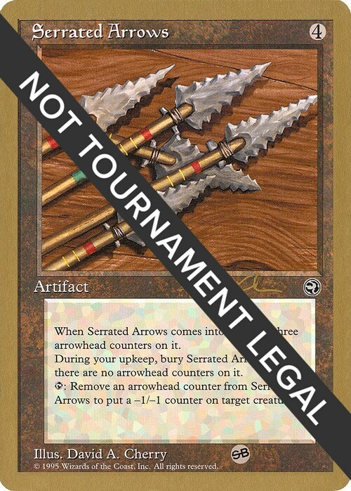 Serrated Arrows Card Front