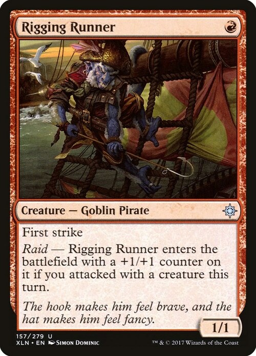 Rigging Runner Card Front