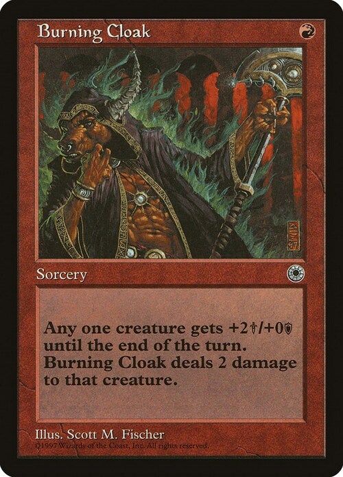 Burning Cloak Card Front