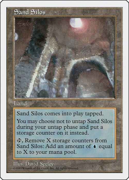 Sand Silos Card Front