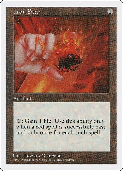 Iron Star Card Front