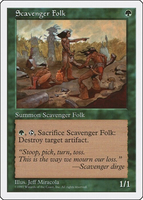 Scavenger Folk Card Front