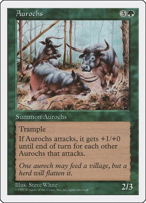 Aurochs Card Front