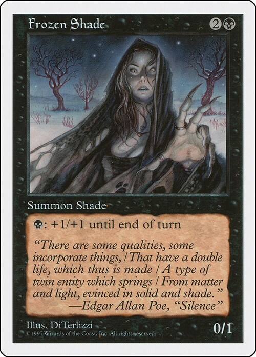 Frozen Shade Card Front