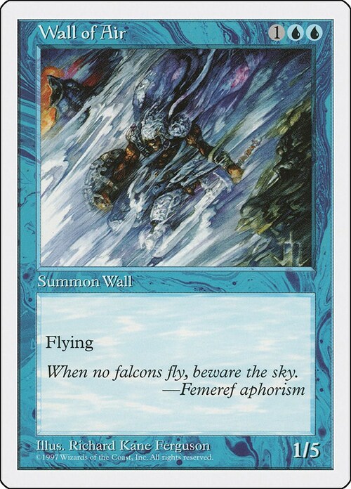 Wall of Air Card Front