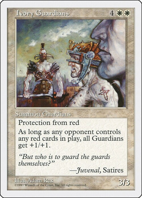 Ivory Guardians Card Front