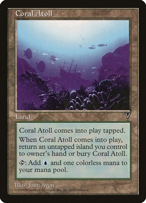 Coral Atoll Card Front