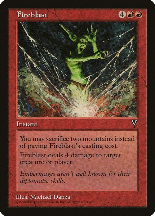 Fireblast Card Front