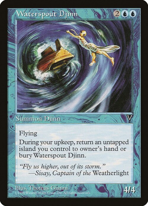 Waterspout Djinn Card Front