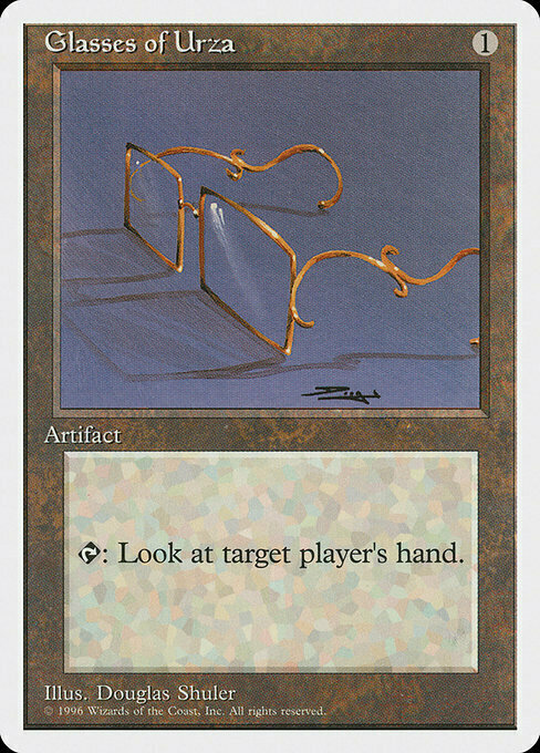 Glasses of Urza Card Front