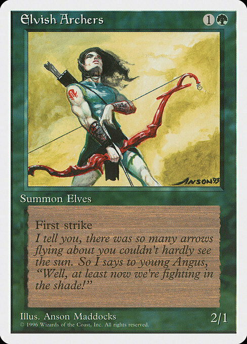 Elvish Archers Card Front