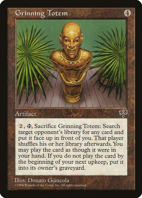 Grinning Totem Card Front