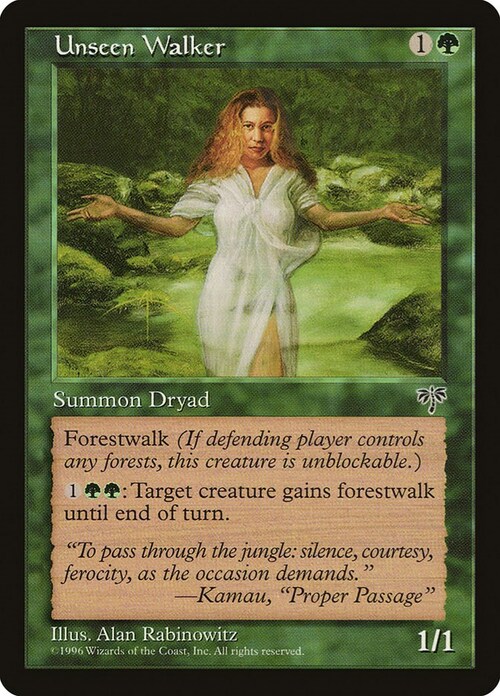 Unseen Walker Card Front