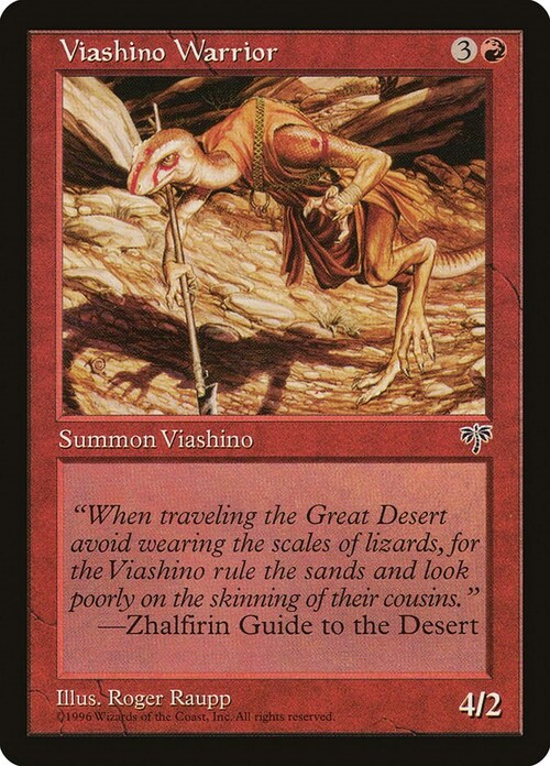 Viashino Warrior Card Front