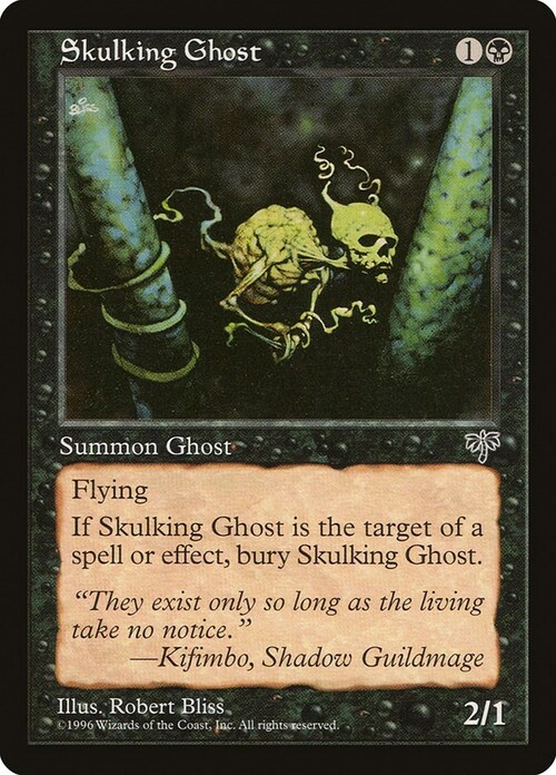 Skulking Ghost Card Front