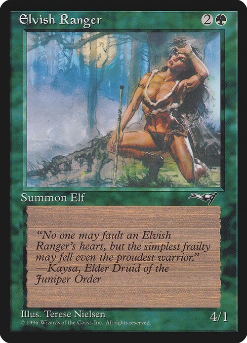 Elvish Ranger Card Front