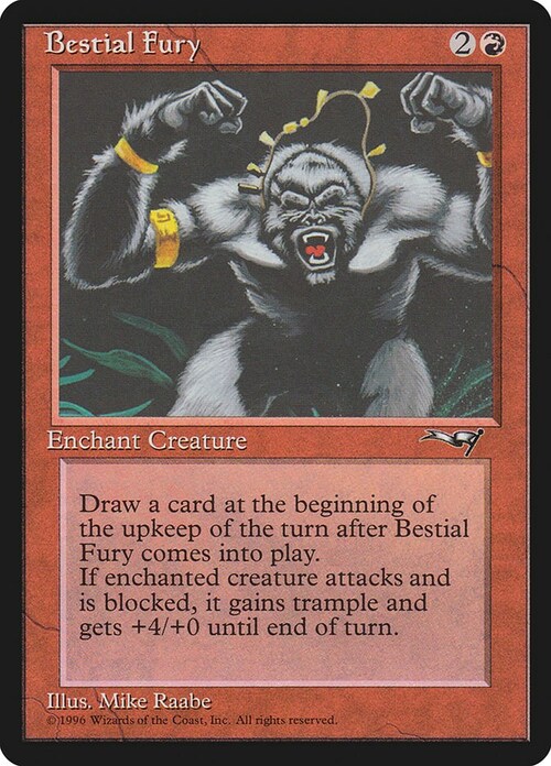 Bestial Fury Card Front