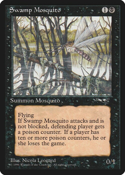 Swamp Mosquito Card Front