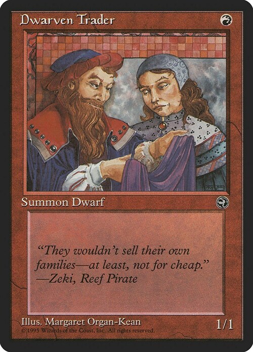 Dwarven Trader Card Front