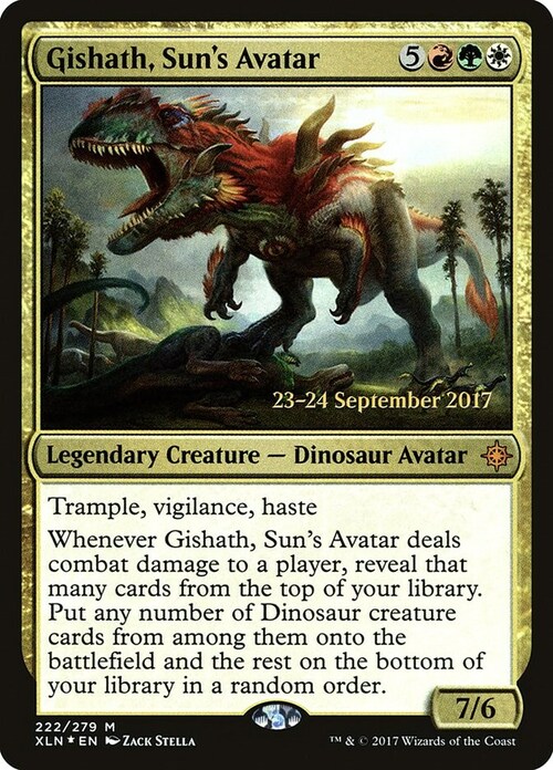 Gishath, Sun's Avatar Card Front