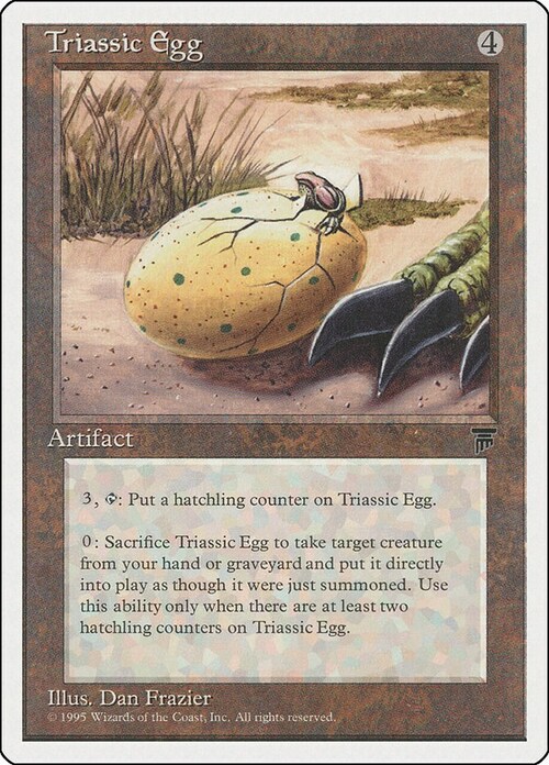 Triassic Egg Card Front