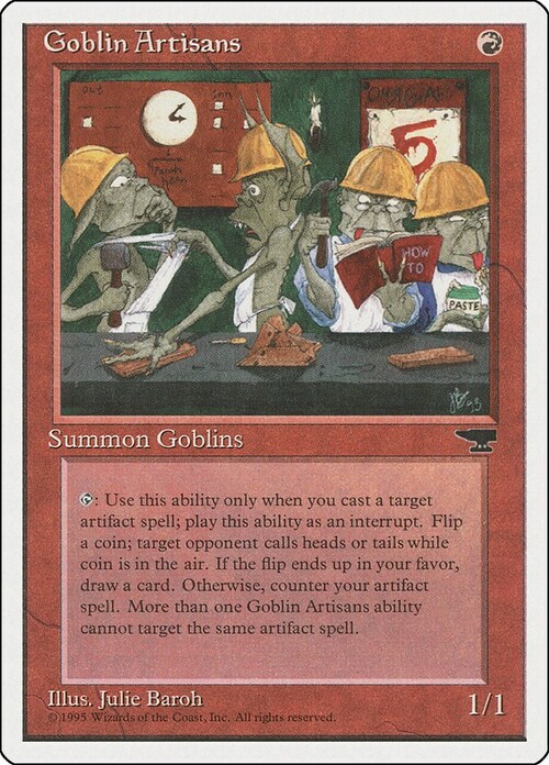 Goblin Artisans Card Front