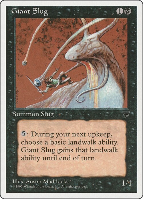 Giant Slug Card Front