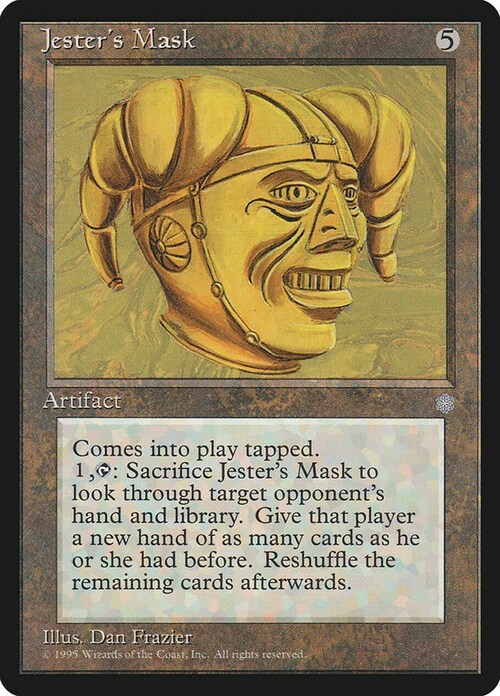 Jester's Mask Card Front