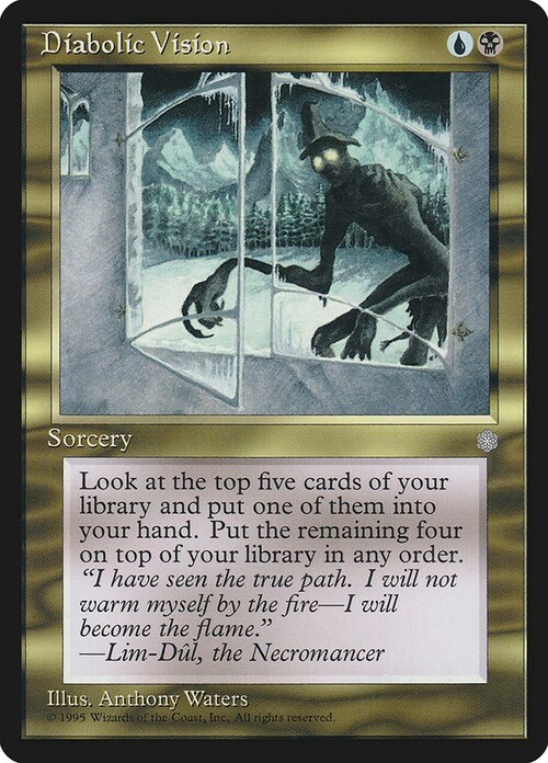 Diabolic Vision Card Front