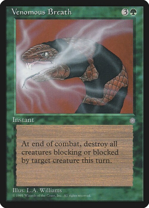 Venomous Breath Card Front