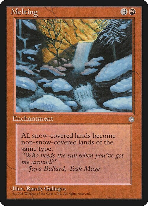 Melting Card Front