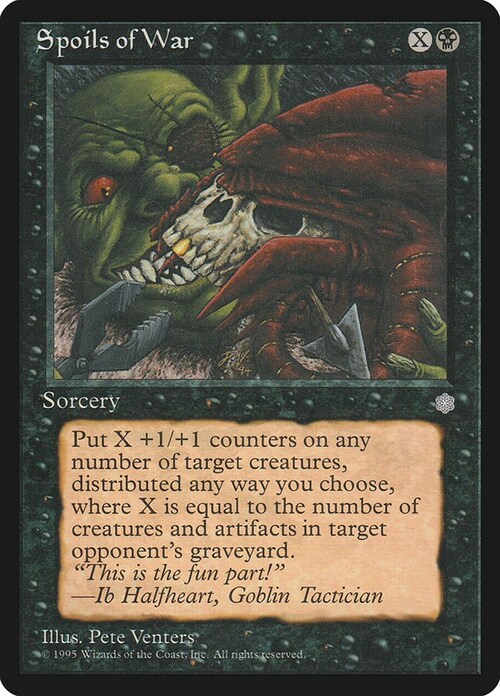 Spoils of War Card Front