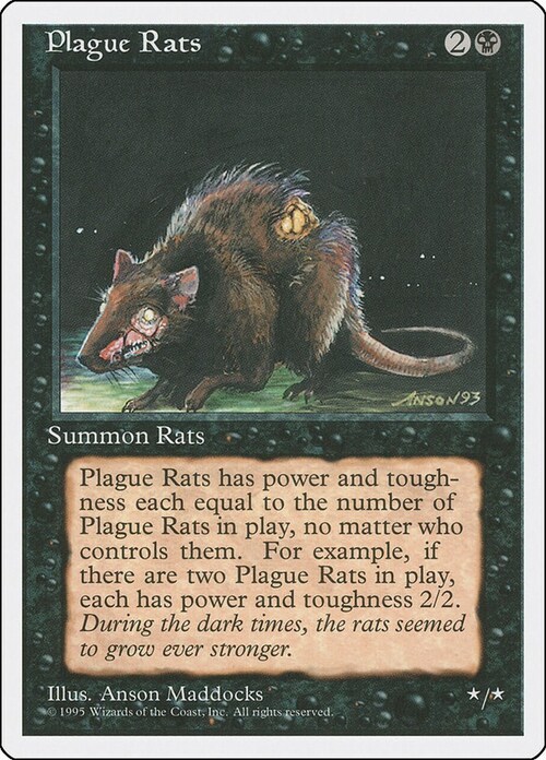 Plague Rats Card Front