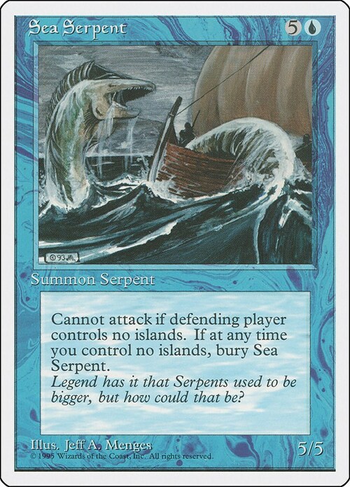 Sea Serpent Card Front