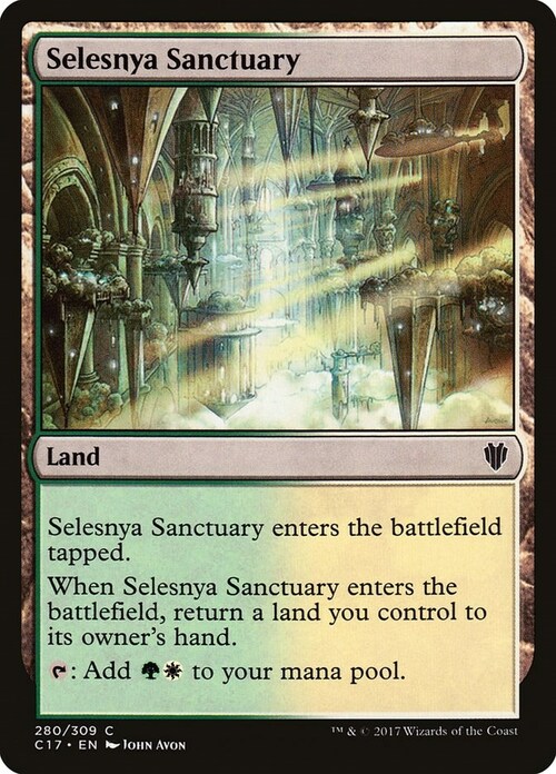 Selesnya Sanctuary Card Front