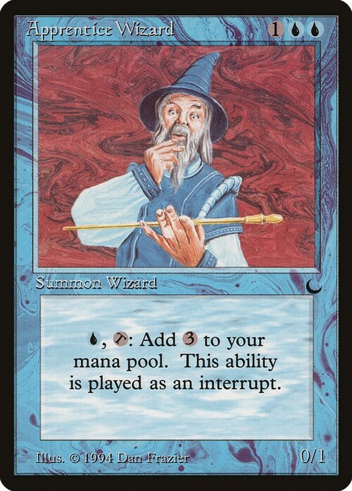 Apprentice Wizard Card Front