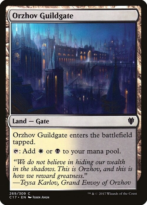 Orzhov Guildgate Card Front