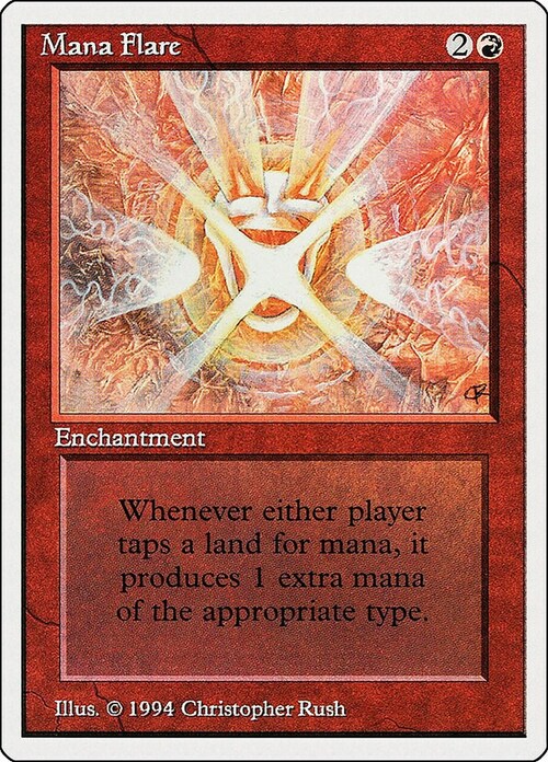 Mana Flare Card Front