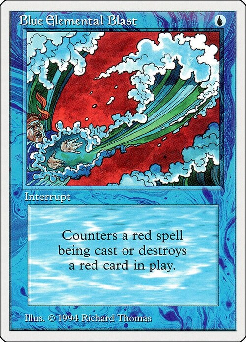 Blue Elemental Blast Card Front